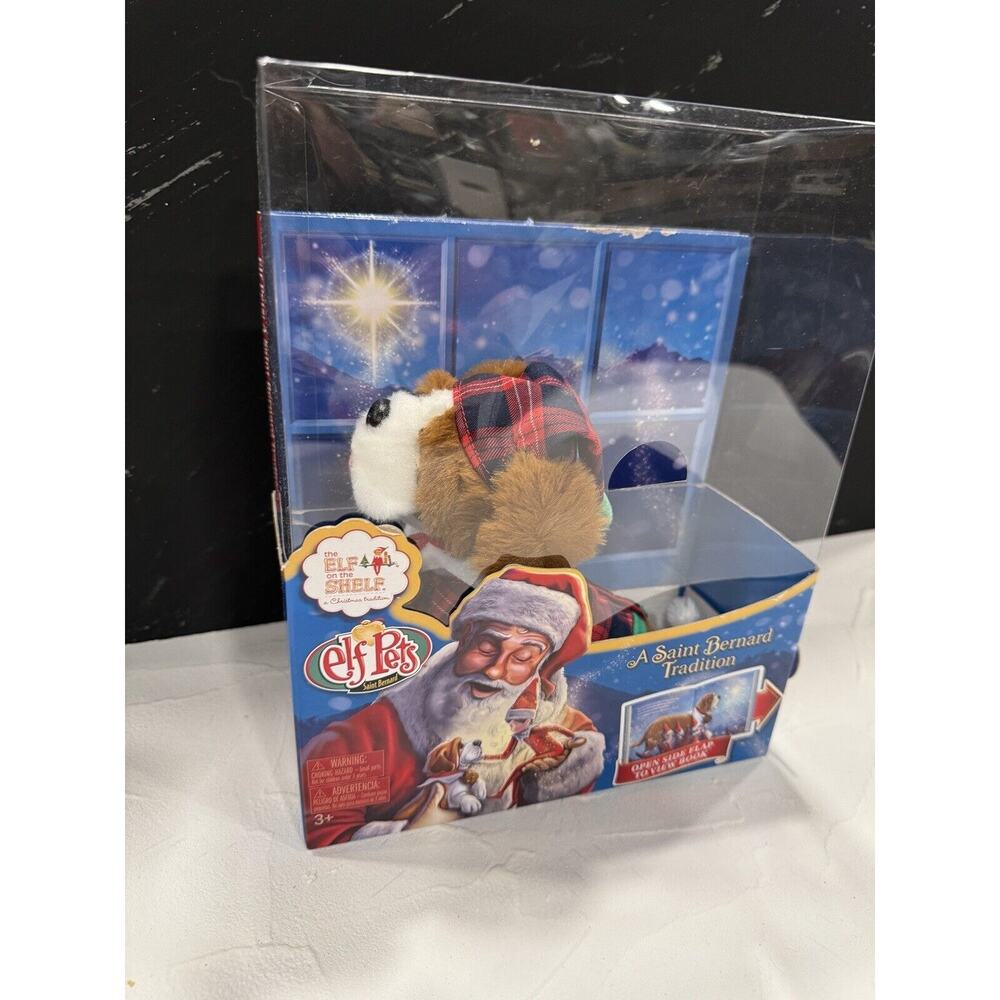 Elf on the Shelf Pets: St. Bernard Plush and Storybook Awesome